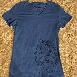 Blue Dog Graphic Tee